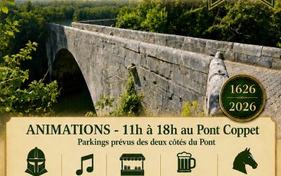 🎉 Les 400 ans du Pont Coppet : rendez-vous le 19 septembre 2026 ! 🎉